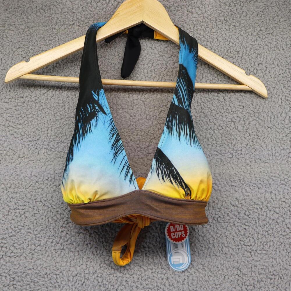 Aaron Chang XL Bikini Top Y2K D / DD CUP vtg retro New NWT